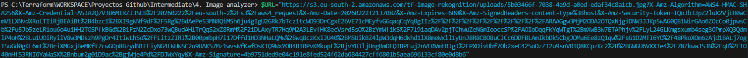 Store Upload URL